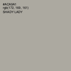 #ACA9A1 - Shady Lady Color Image
